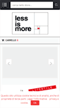 Mobile Screenshot of less.ismore.it